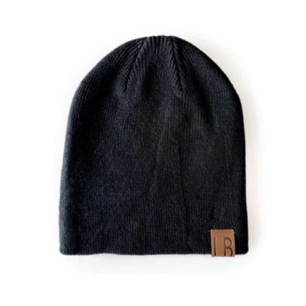 Little Bipsy Knit Beanie - Black